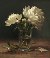 Peonies in Glass