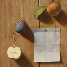 Trompe L'Oeil with Fig