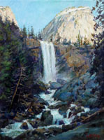 Waterfalls, Rocks, Yosemite